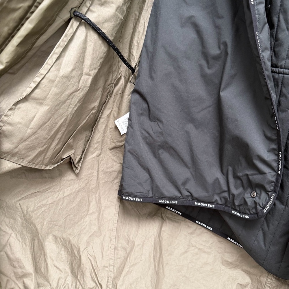 Magnlens Fishtail Olive Green Parka Jacket Size Medium - Picture 13 of 16